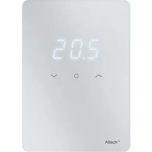 Altech Pro digital rumtermostat til gulvvarme, 230V - Hvid
