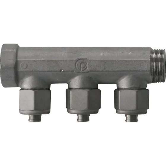 Altech TEA fordelerrør 3/4" 16mm med 3 grene til Alupex