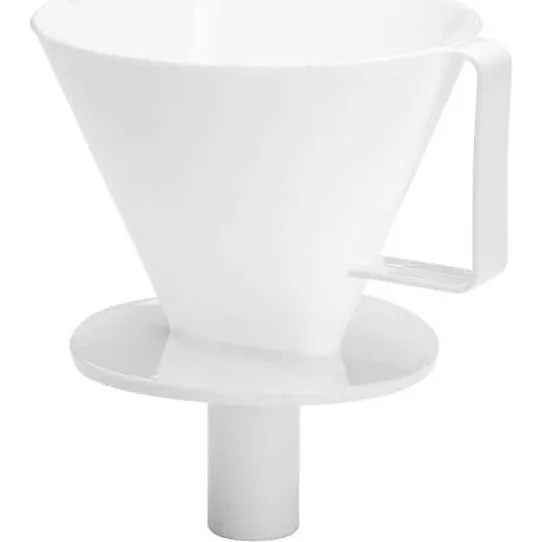 Plast1 Royal Series Kaffetragt med ring - hvid