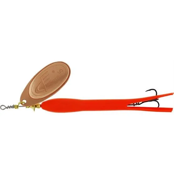 Westin FC Upstream Spinner 15g Flouro Orange Copper Blade