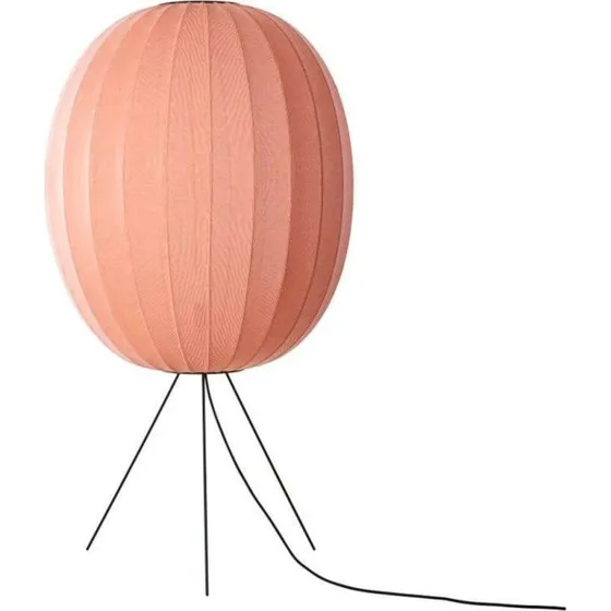Made By Hand Knit-Wit 65 High Oval gulvlampe, orange, 130 cm