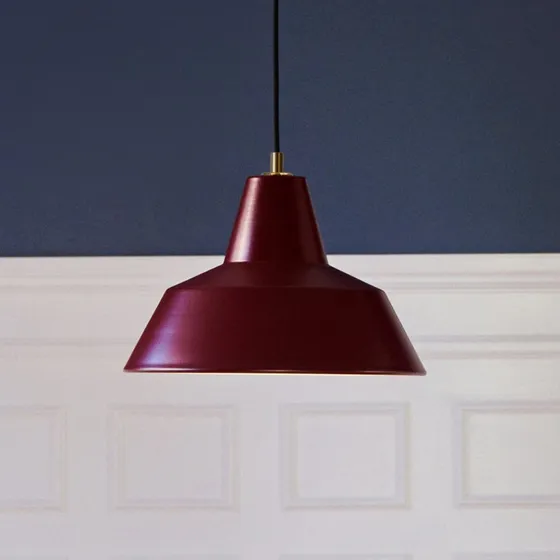 Made By Hand Workshop W2 Pendel - Rød Aluminium E27
