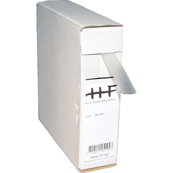 Raychem Krympeflex uden lim, klar, Ø4,8/2,4 mm, 8 meter