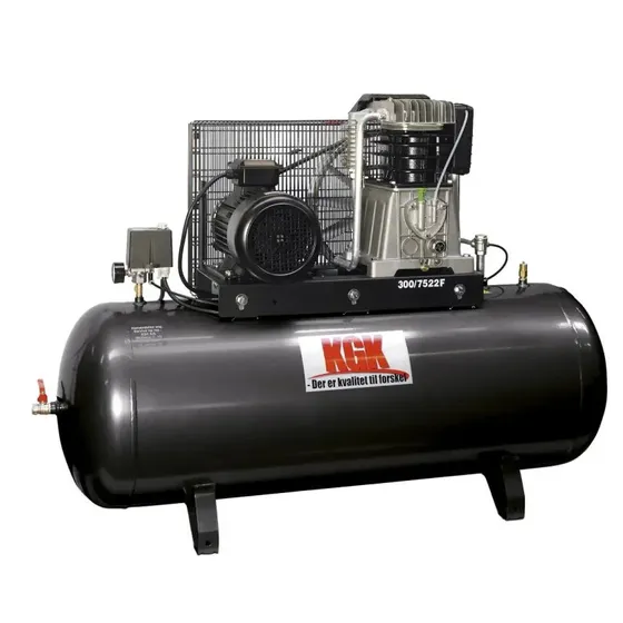 KGK 300/858 Værkstedskompressor 7,5 hk 400V 270L