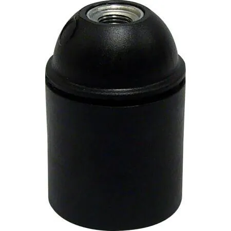 Fatning E27 10mm Sort