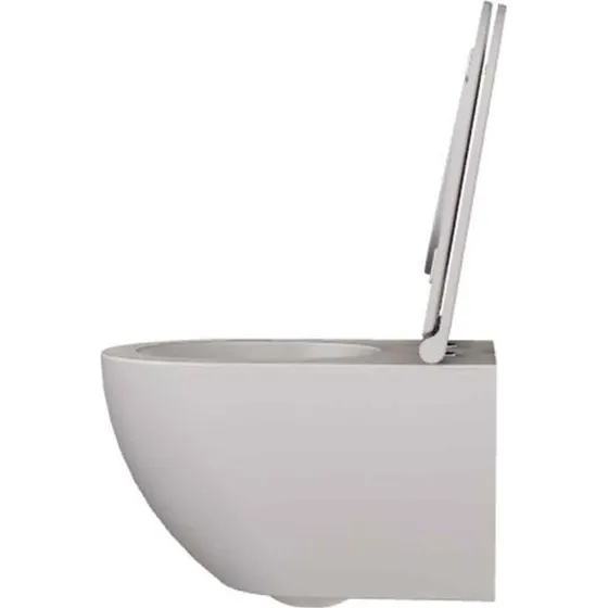 Lavabo Comoda væghængt toilet, uden skyllekant, mat grå