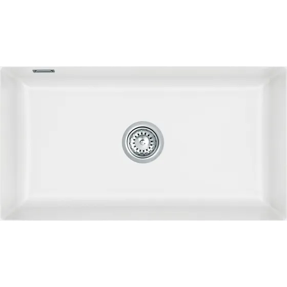 Lavabo Mera 80U Køkkenvask - 77,6x44,1 cm - Mat Hvid