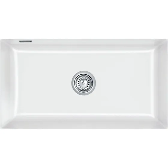 Lavabo Mera 80U Køkkenvask, 77,6x44,1 cm, Hvid