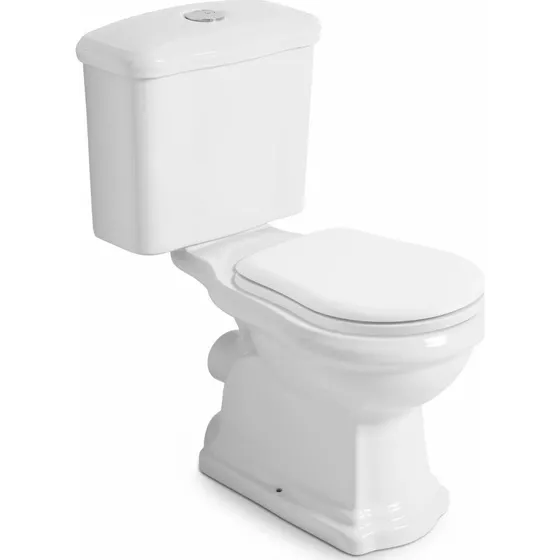 Retro High toilet, hvid