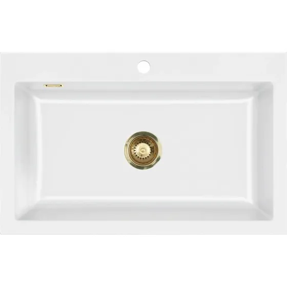 Lavabo Mera 80 køkkenvask, 80x51 cm, hvid