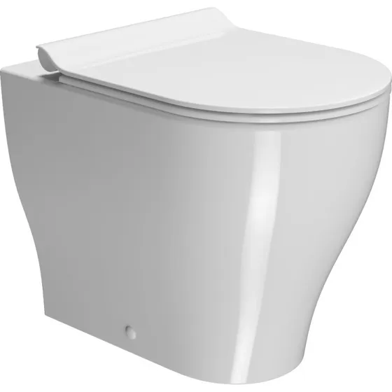 GSI Tono back-to-wall toilet, rimless, hvid