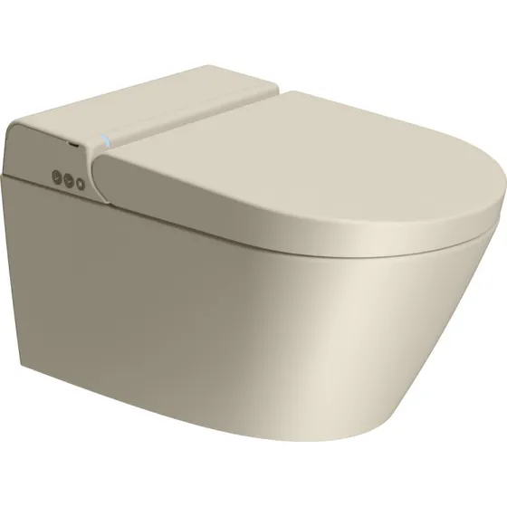 GSI WClean douchetoilet i mat beige - væghængt med bidet