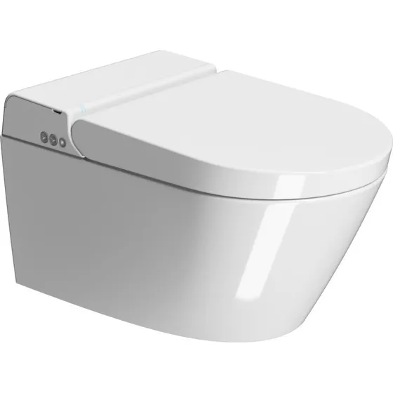 GSI WClean douchetoilet, væghængt, uden skyllekant, hvid