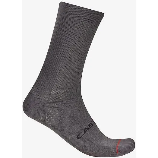 Castelli Premio Evo 18 cykelstrømper - Smoky Gray