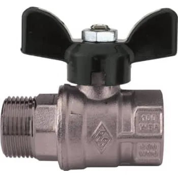 Bonomi 1/2" kuglehane med T-greb