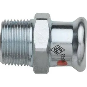 Turbo Steel overgangsnippel 22mm x 3/4" turbosteel