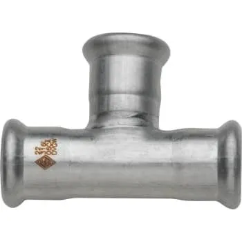 Turbo Inox 28 mm tee i rustfrit stål