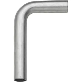 Turbo Inox 28 mm bøjning 90° uden muffer
