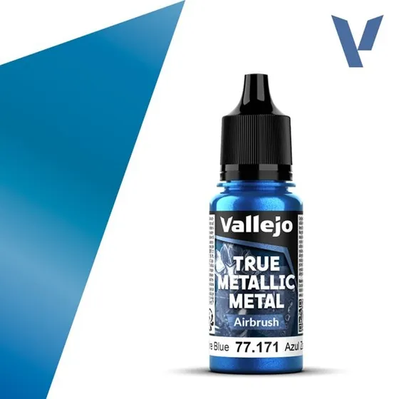 Vallejo True Metallic Metal Airbrush - Sapphire Blue - 18ml