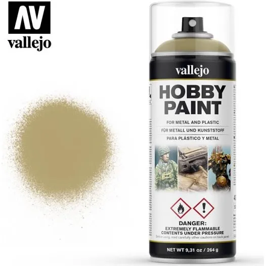 Vallejo Hobby Paint Primer Spray - Dead Flesh - 400ml