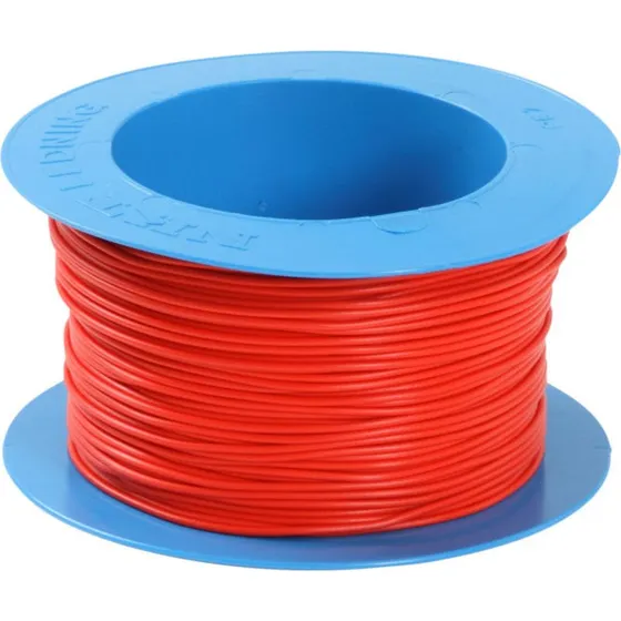 Nexans PVT90 ledning 1x0,75 mm² rød