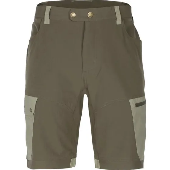 Pinewood Finnveden Trail Hybrid Shorts - Earth Brown/L.Khaki - 50