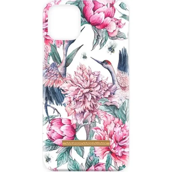 Onsala Soft Pink Crane Cover til iPhone 11 Pro Max