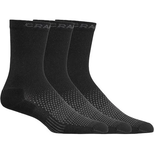 Craft Active High cykelstrømper 3-pak - Sort