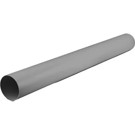Fresh Plastsystem 150 Rør Ø150x1000mm, Grå PVC
