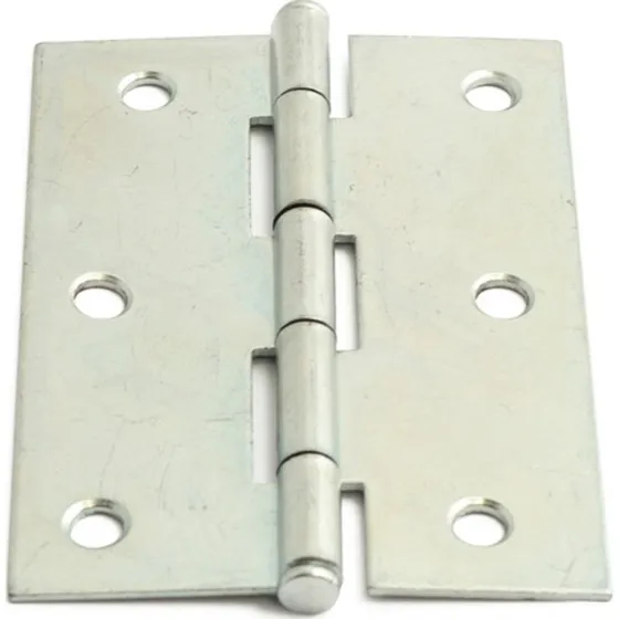 Habo hængsel 63x43 mm, 2 stk. i elforzinket stål