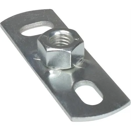 Walraven Grundflange M8 80x25mm Elforzinket med muffe