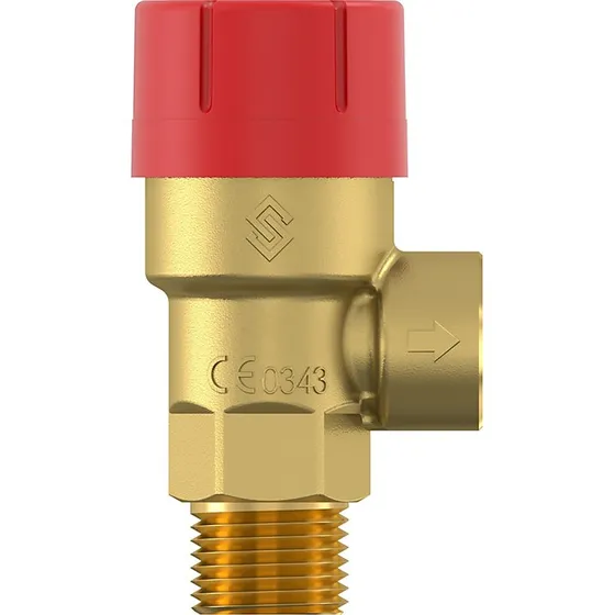 Flamco Prescor sikkerhedsventil 3/4'' 2.5 Bar Nippel-Muffe
