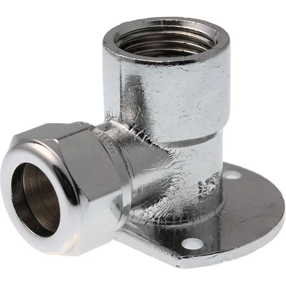 VSH Forkromet Kompressions-dækvinkel 1/2'' - 15 mm