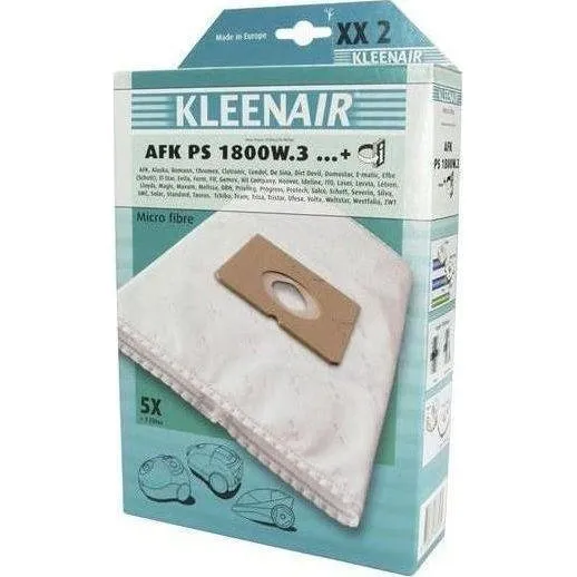 Kleenair XX2 Universal støvsugerposer - 5 stk. + 1 microfilter