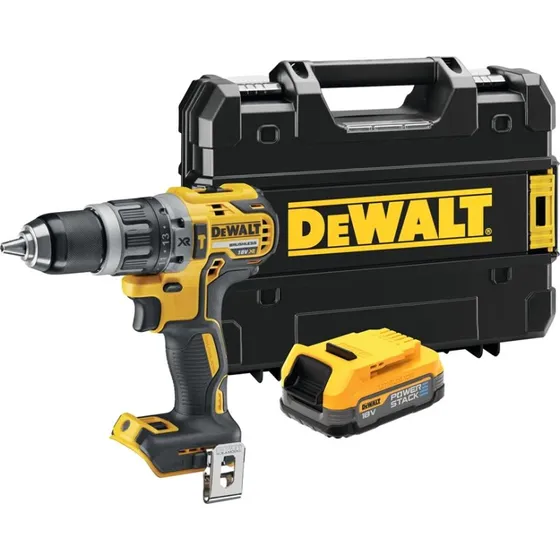 DeWALT Skruemaskine DCD796E1T 18V 70/27 Nm 1,7Ah Powerstack