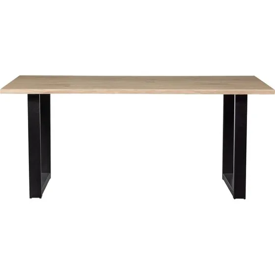 WOOOD Tablo U Spisestuebord i Eg 180x90 cm med U-ben