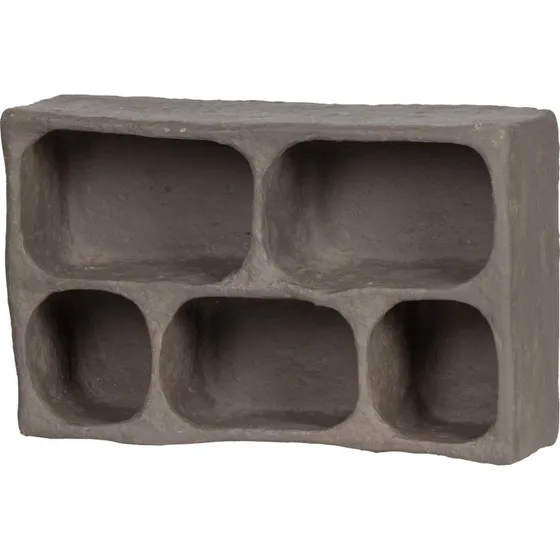 WOOOD Clay Vægskab i Papir Maché, Grå - 70x45x23 cm