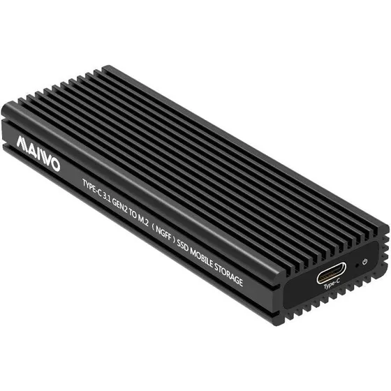 Maiwo K1687P2 M.2 SATA & NVMe SSD Kabinet - USB-C 10Gbps