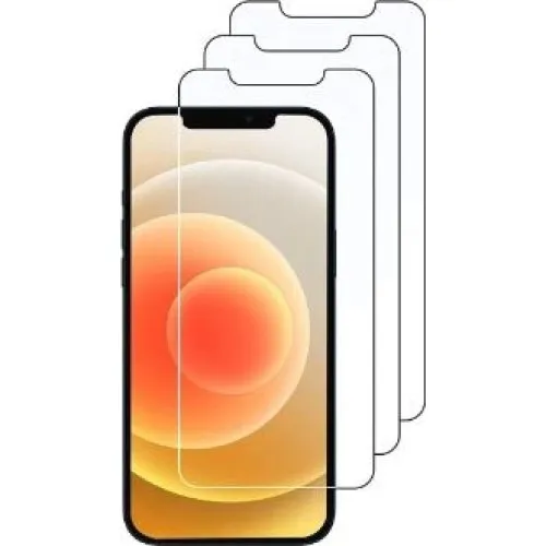 3-pakke Skærmbeskyttelse til iPhone 12 Pro Max - Hærdet Glas 9H