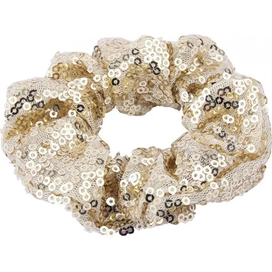 Scrunchie i elegant guld