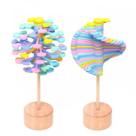 Lollipopter Fidget Spinning Legetøj - Pastelfarver