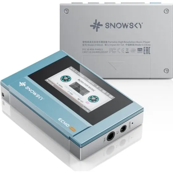 FiiO SNOWSKY ECHO MINI - Blå - Bærbar Hi-Res afspiller