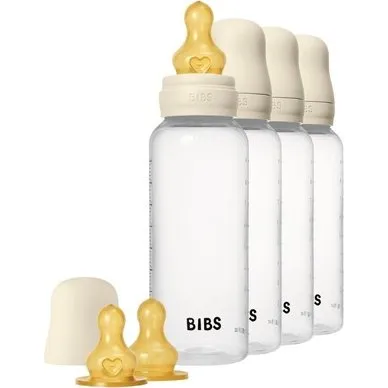 BIBS Bottle Sutteflaskesæt 4x270 ml – Ivory