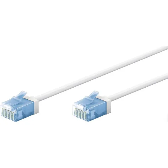 Goobay CAT 6a U/UTP Patchkabel 5m - Hvid