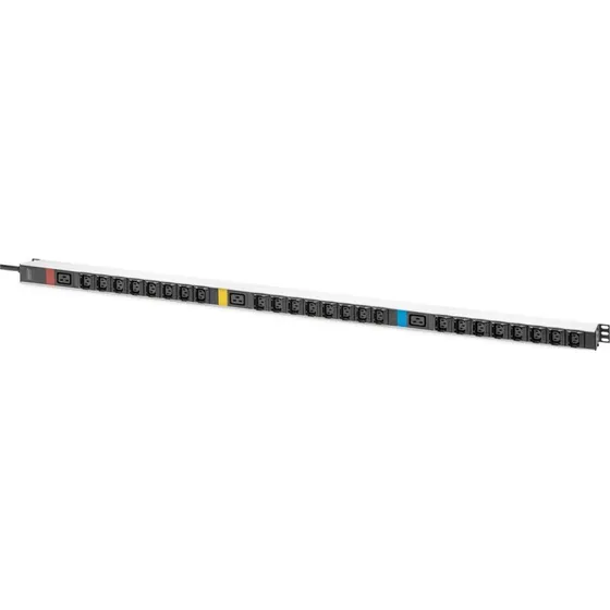 DIGITUS Strømfordelingsenhed 27-stik 16A 19" Sort 3m