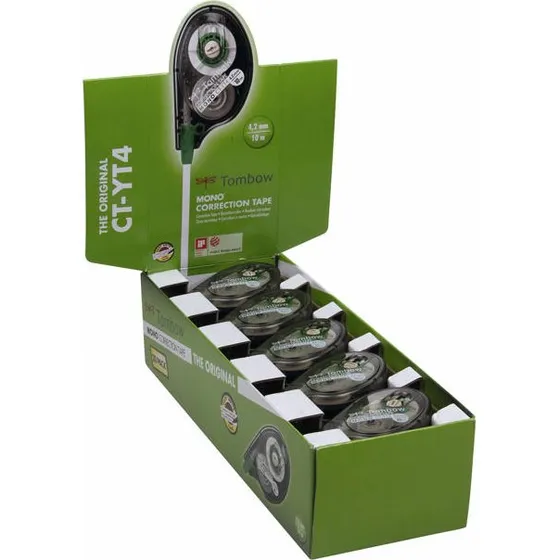Tombow Rettetape CT-YT4 4,2 mm Hvid (20 stk. x 10 m)