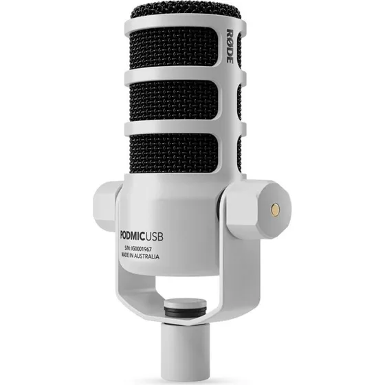 RODE PodMic USB Dynamisk Mikrofon - Hvid