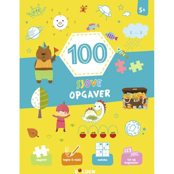 100 sjove opgaver - fra 5 år (Paperback)