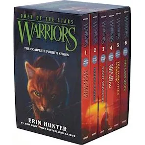 Erin Hunter: Warriors Omen of the Stars Box Set (Bind 1-6)