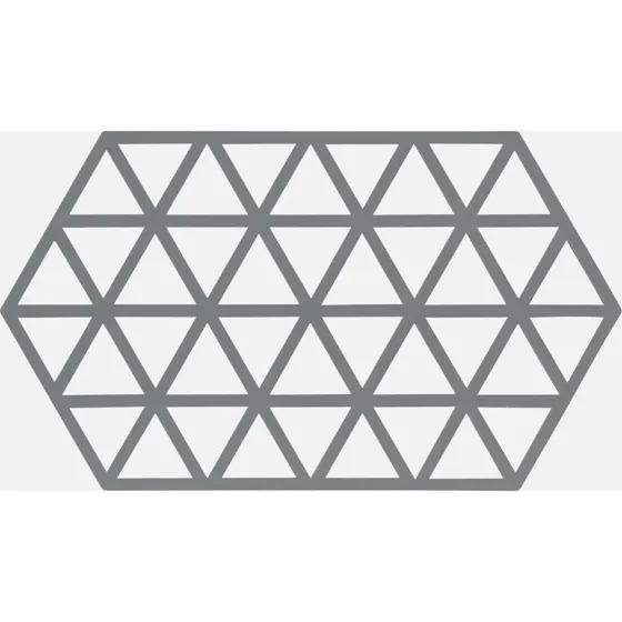 Zone Danmark TRIANGLES Bordskåner - Grå - Stor (24 cm)